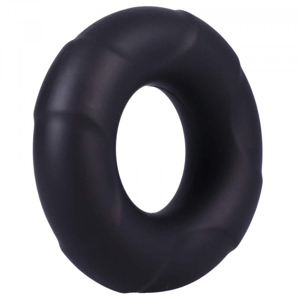 Doc Johnson C-Ring - szilikon péniszgyűrű (fekete)