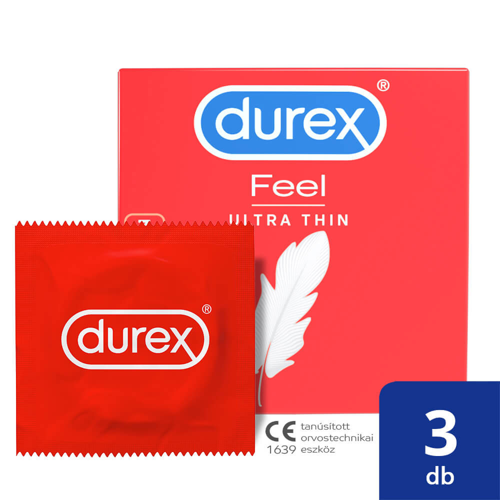 Durex Feel Ultra Thin - ultra élethű óvszer (3db)