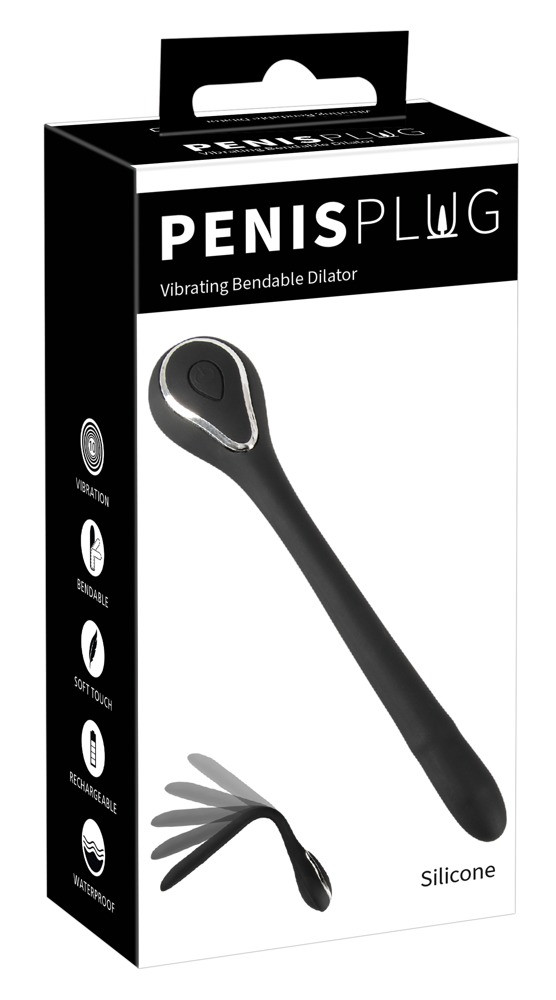 Penis Plug Dilator - akkus húgycsővibrátor (0