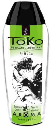 Shunga Toko - ízes vízbázisú síkosító - körtés zöld tea (165ml)